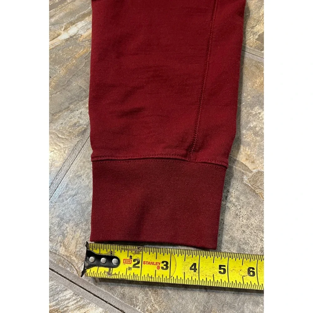 The North Face Joggers Mens Medium Red  Fleece Tapered Sweatpants
